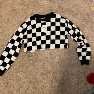 Checkered long sleeve